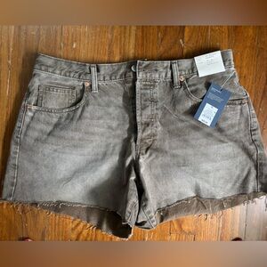 Brown Denim Cutoff Shorts🏷️